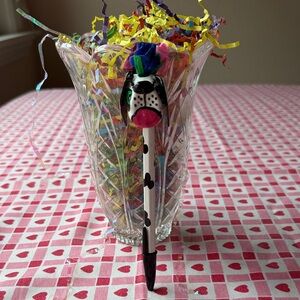 🐶 CONSUELA PAPER MACHE DOG PEN 🐶 NWT 🐶